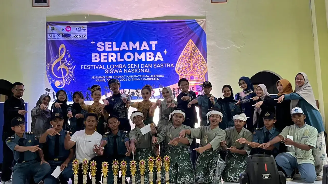 SMKN 1 Majalengka Borong Prestasi di FLS3N Tingkat Kabupaten Majalengka