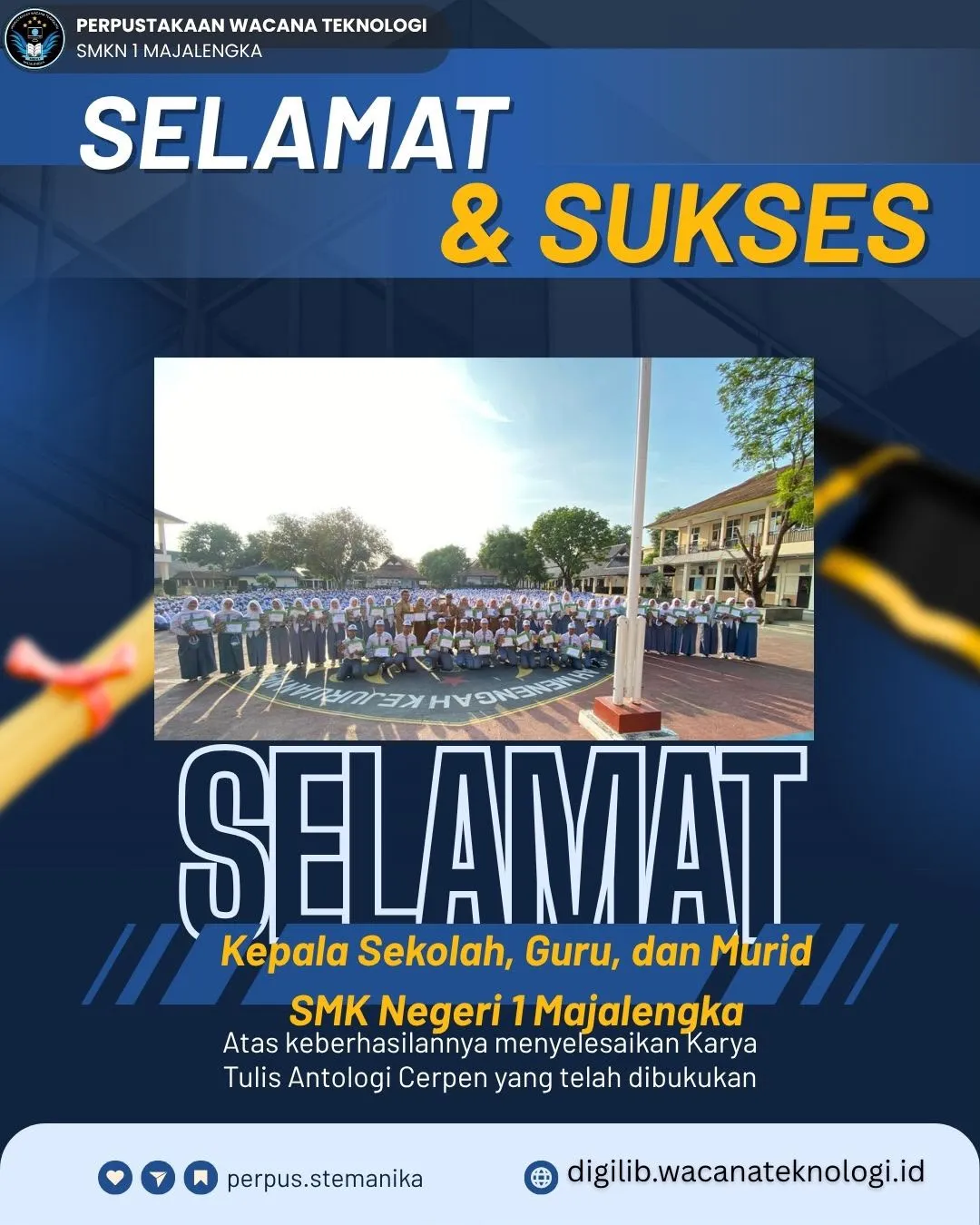 SMKN 1 Majalengka Luncurkan Antologi Cerpen "Yang Tak Kembali"